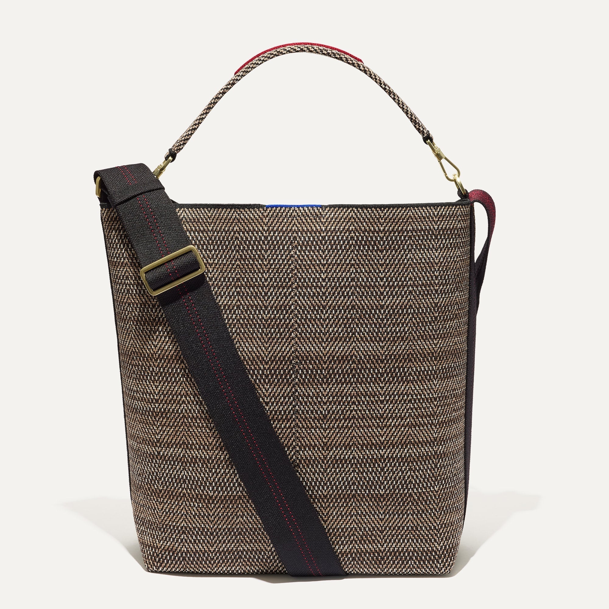 The Bucket Bag - Cacao Herringbone - Image 2