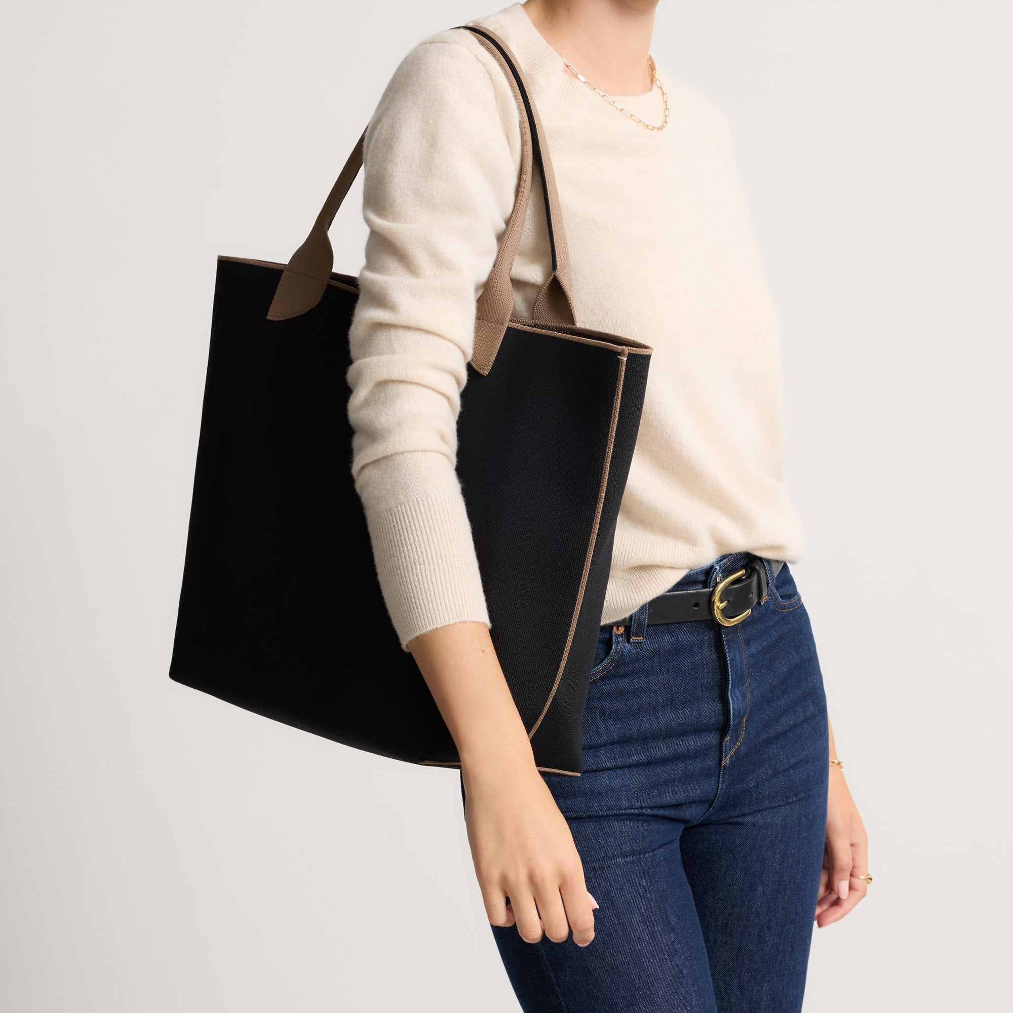 The Lightweight Tote - Black Portobello - Image 3