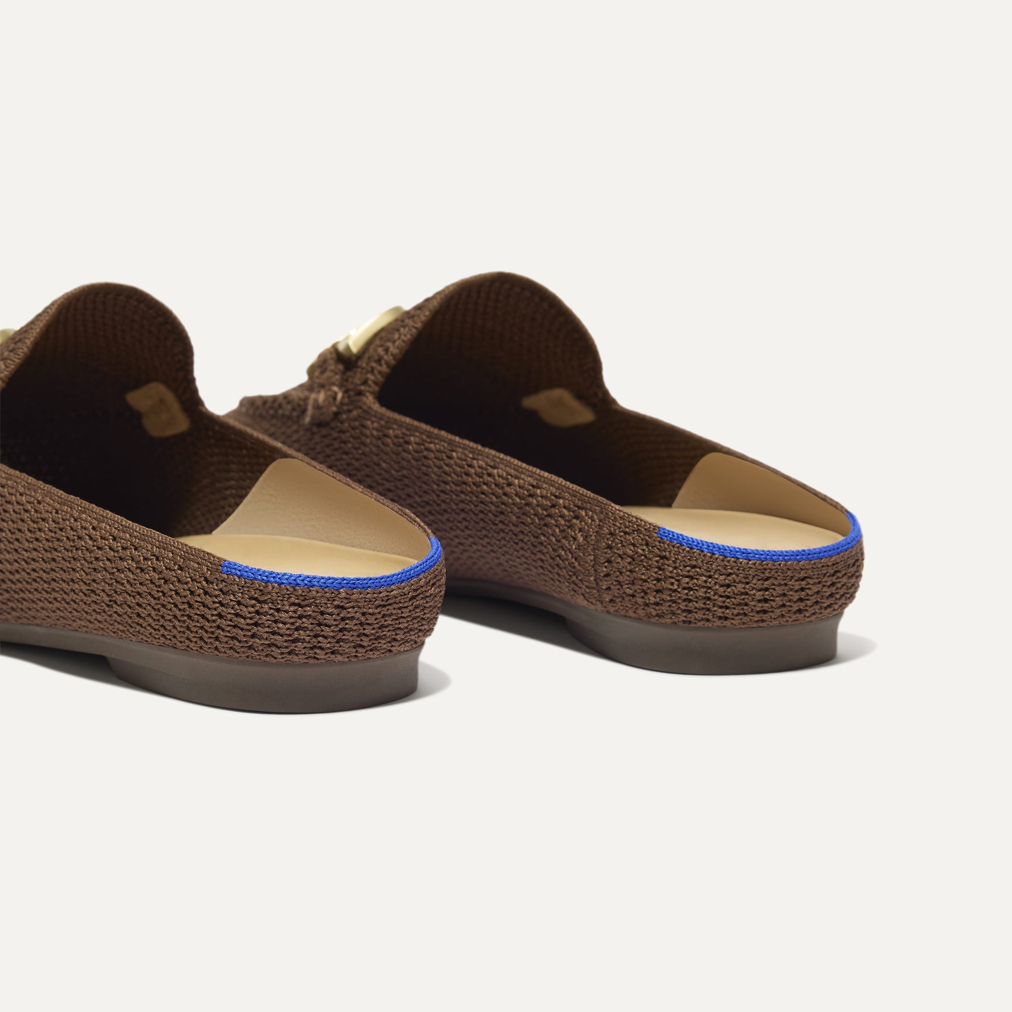The Double Bit Loafer Mule - Cinnamon Raffia-Knit - Image 4