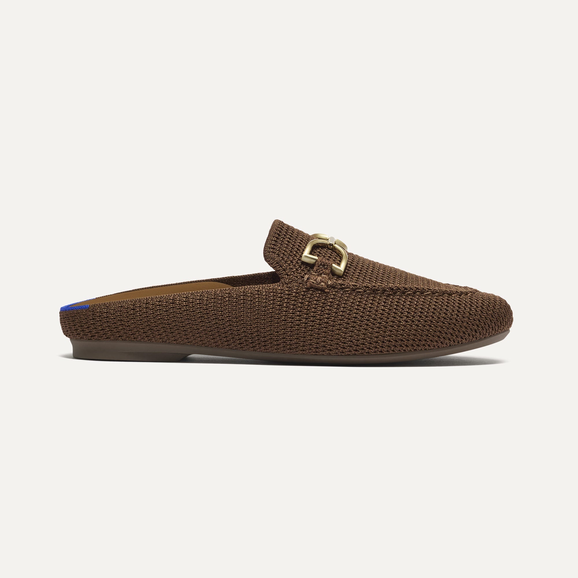 The Double Bit Loafer Mule - Cinnamon Raffia-Knit - Image 3