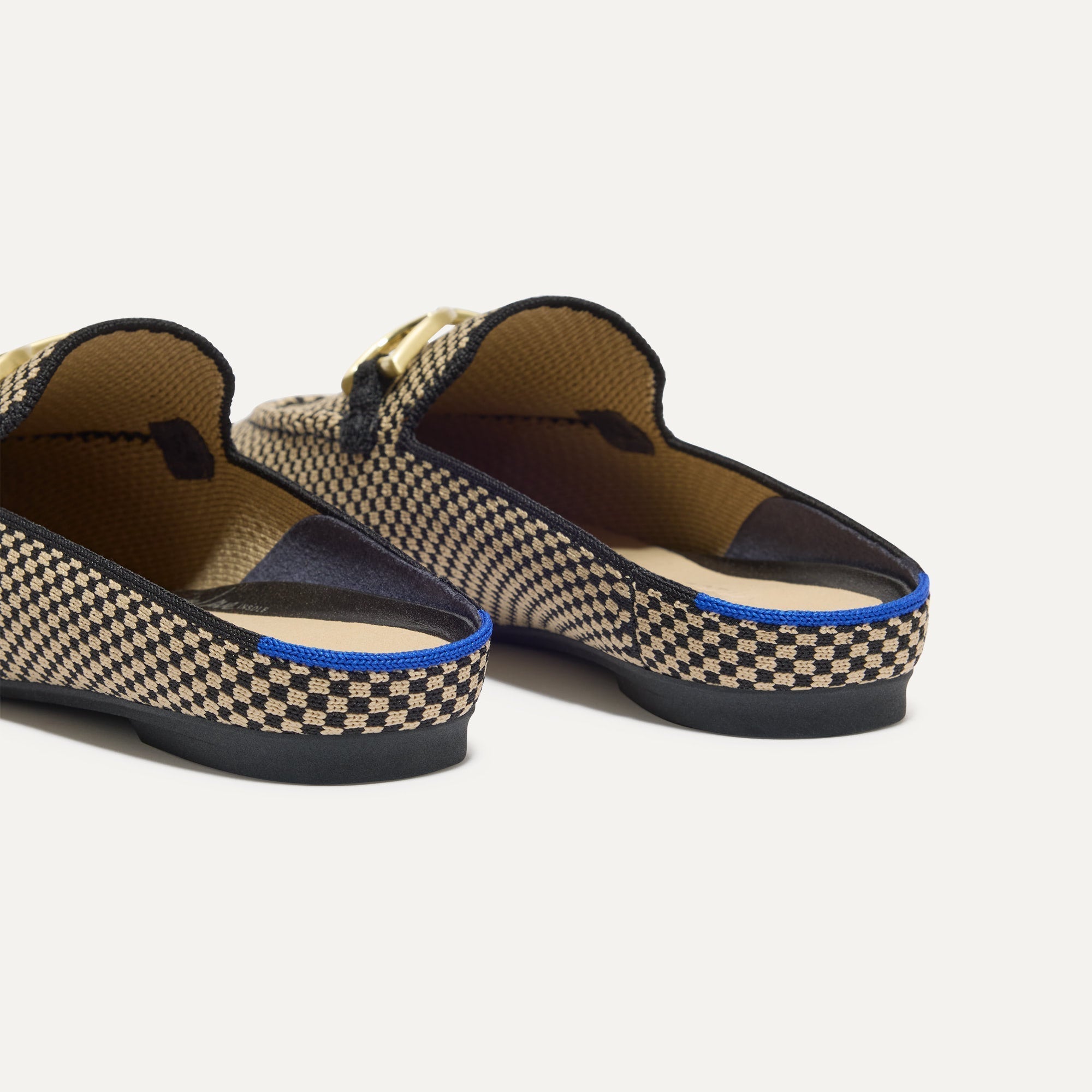 The Double Bit Loafer Mule - Classic Micro Check - Image 4