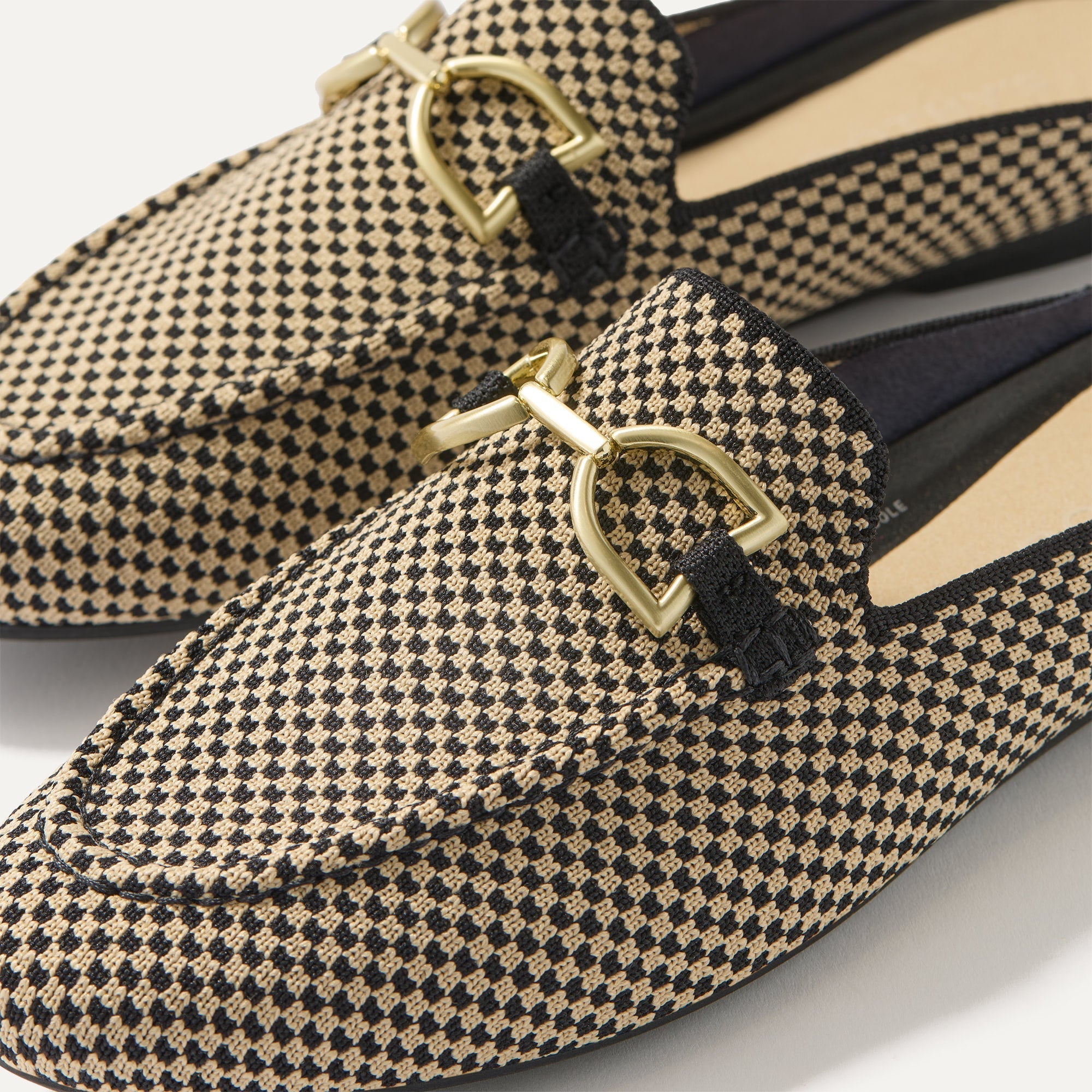 The Double Bit Loafer Mule - Classic Micro Check - Image 5