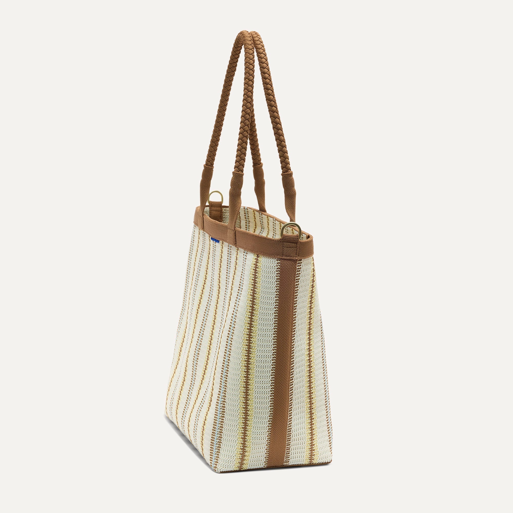 The Lightweight Zip Tote - Sunbeam Market Stripe - Image 4