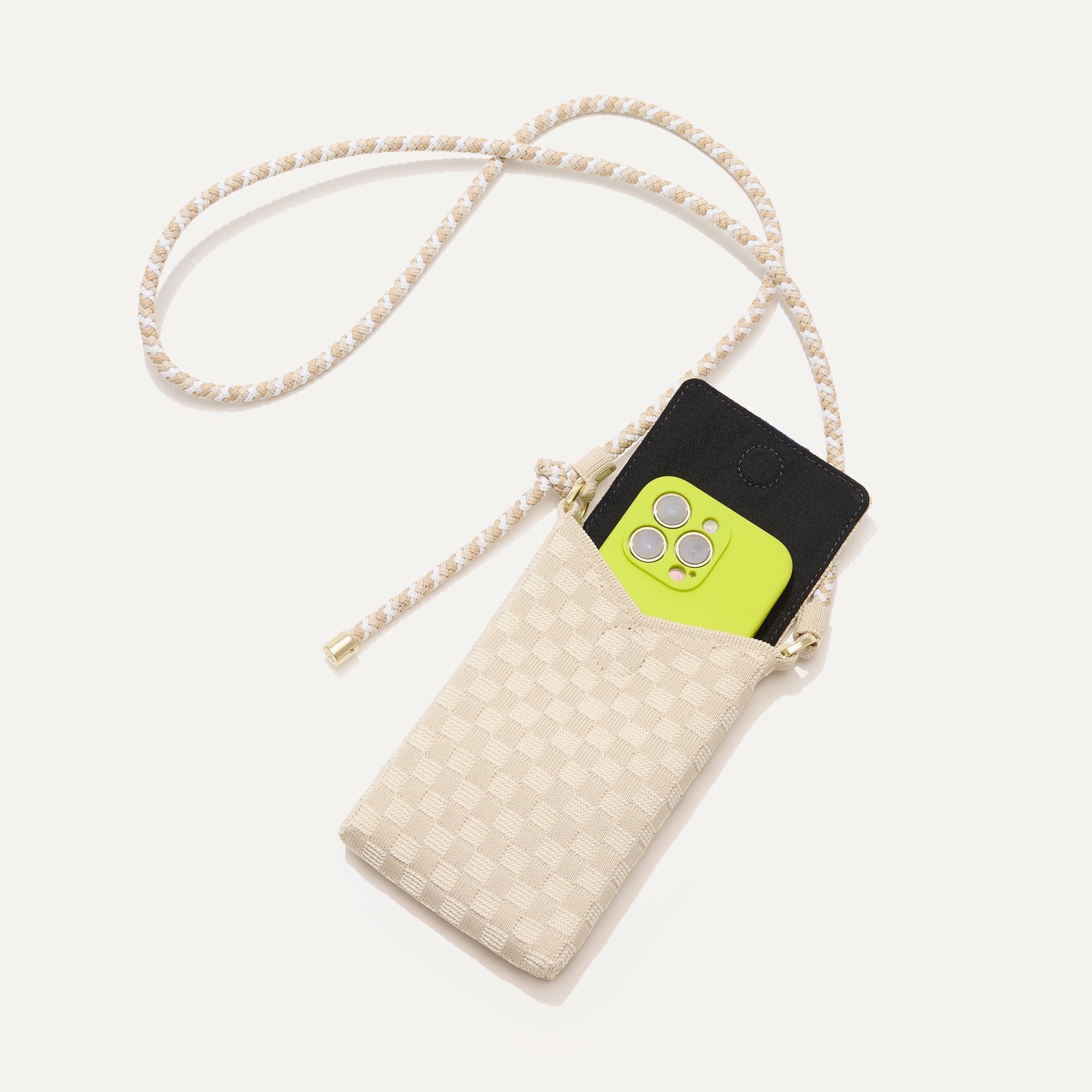 The Phone Crossbody - White Sand - Image 4