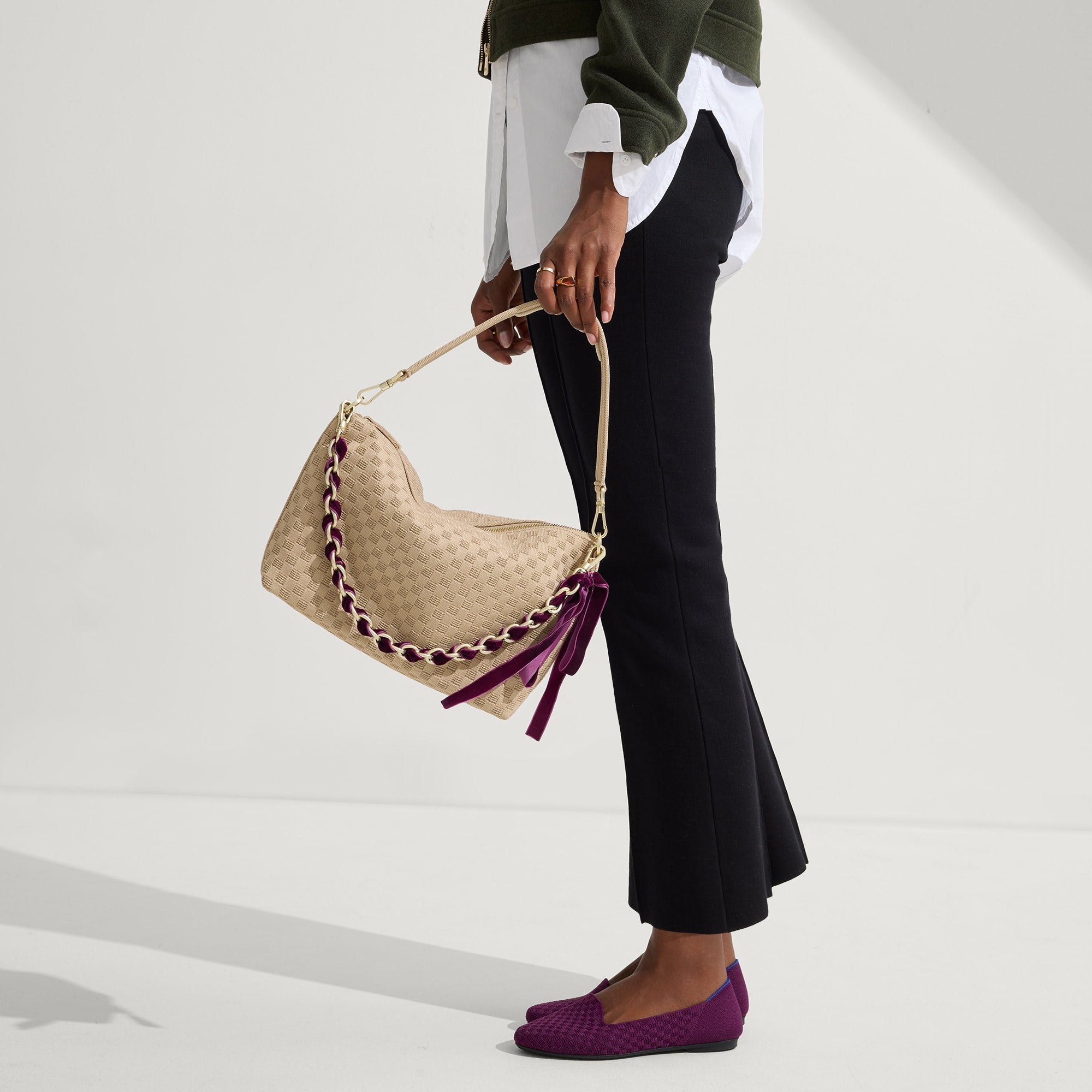 The Shoulder Strap - Velvet Plum Chain - Image 2