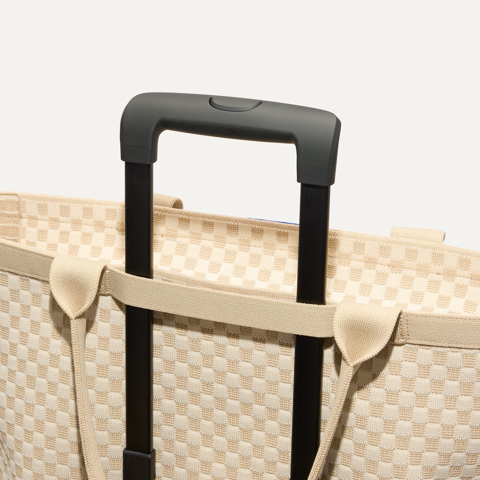 The Zip Travel Tote - Parchment Basketweave - Image 6