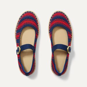 The Espadrille Mary Jane - Cherry Tide