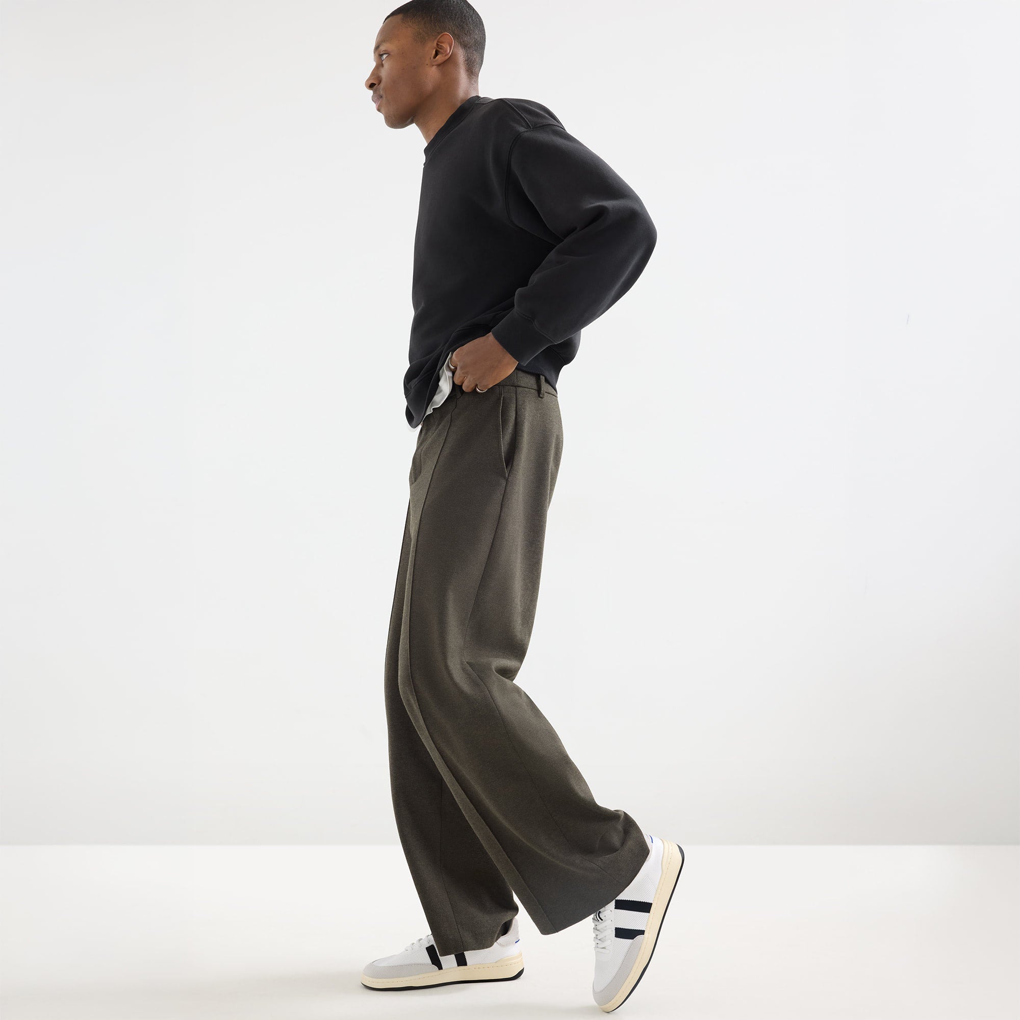 The Men's Court Sneaker - Black Drift - Image 7