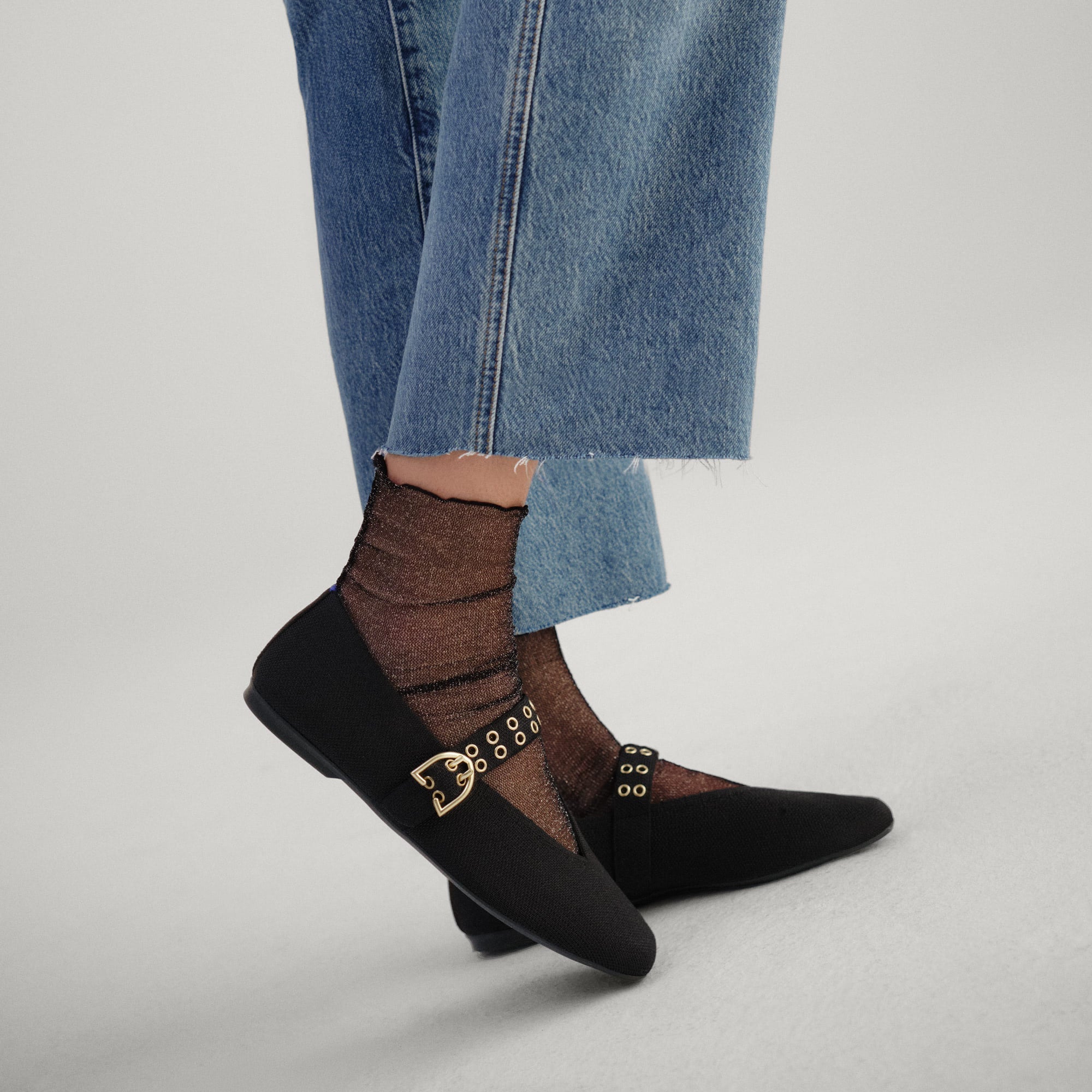 The Max Buckle Mary Jane - Black - Image 2