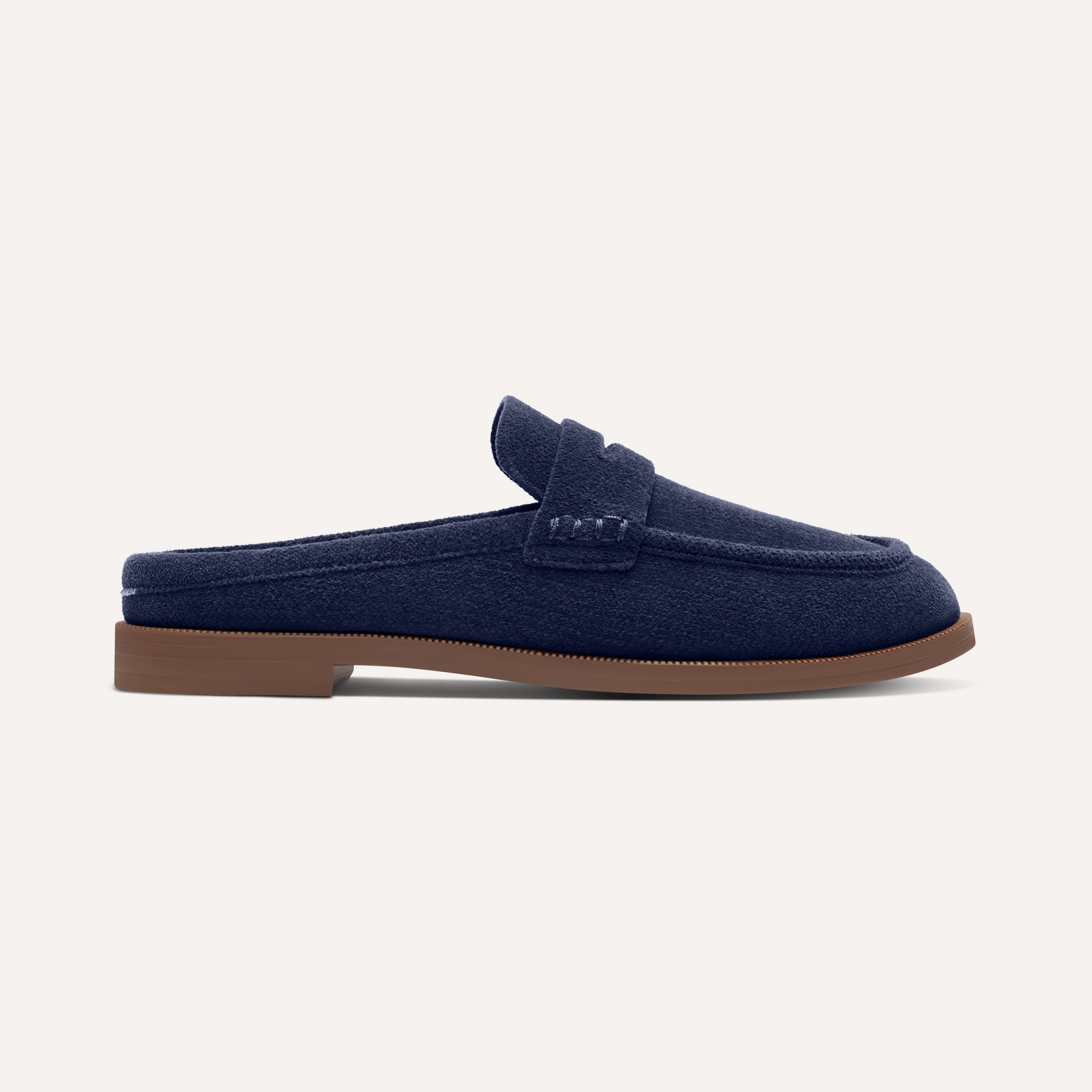 The Penny Loafer Mule - ReVelvet? Navy - Image 3
