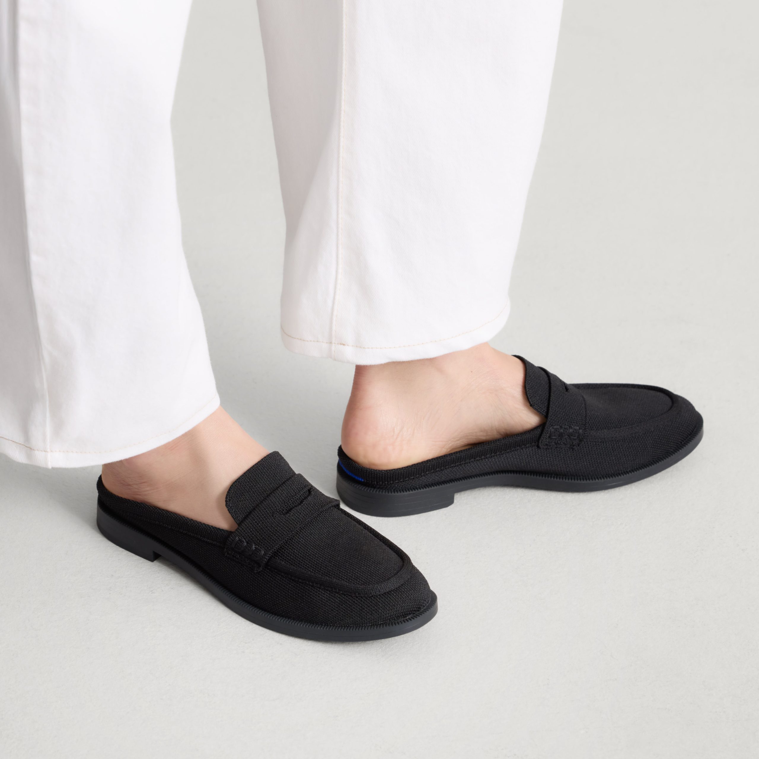 The Penny Loafer Mule - Black - Image 2
