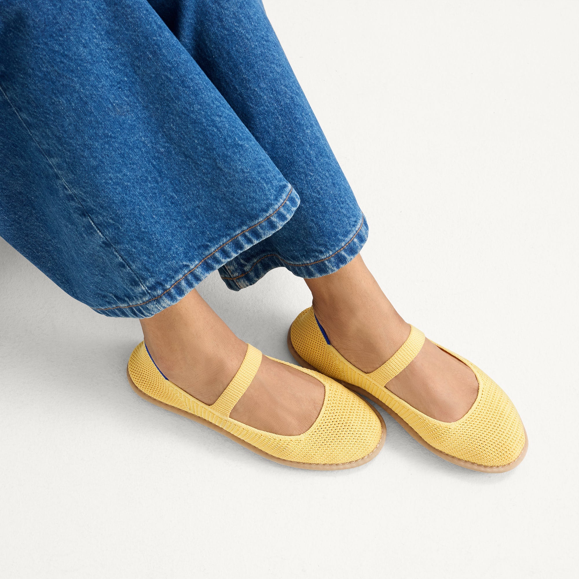 The Cruiser Mary Jane - Sunbeam Raffia-Knit - Image 2