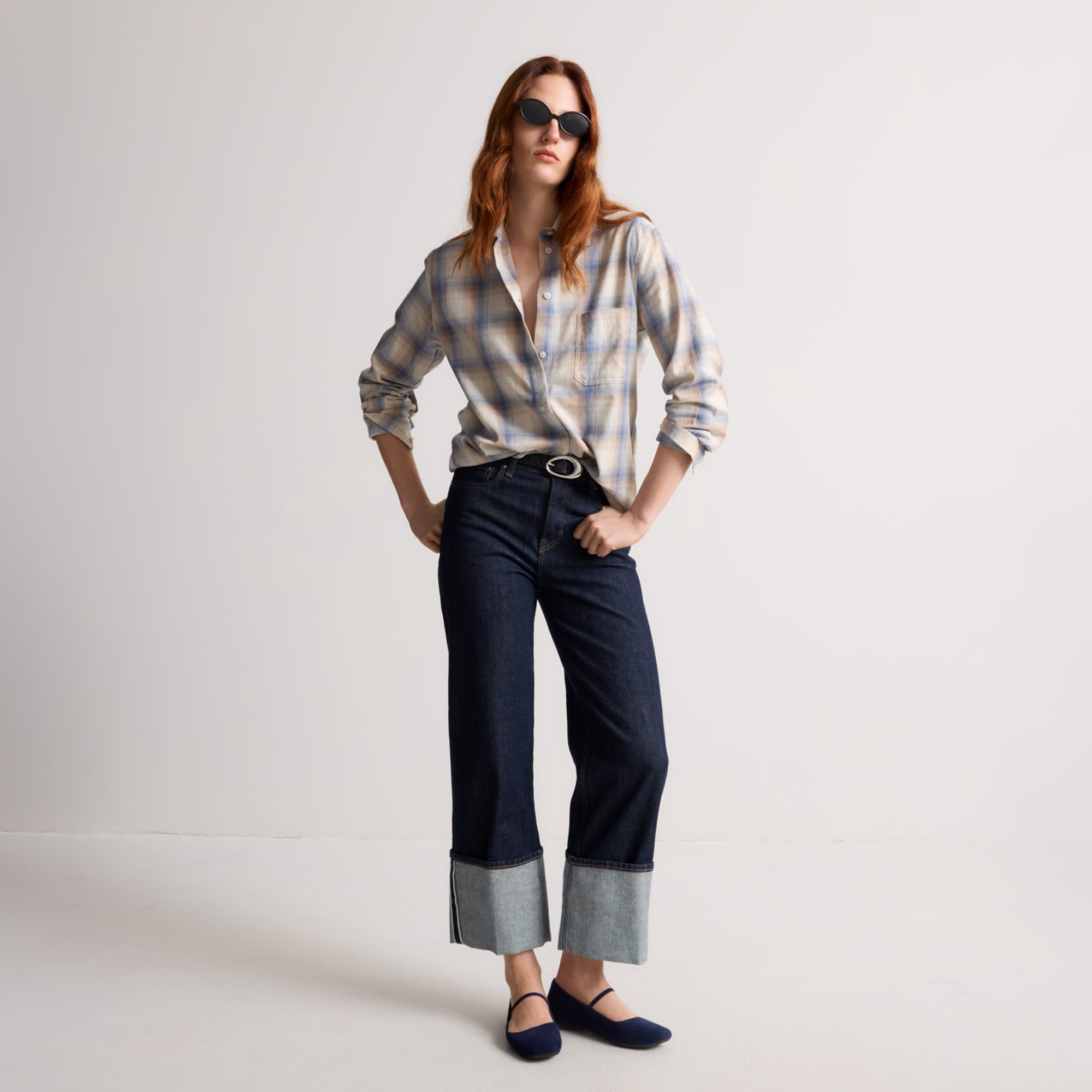 The Max Square Mary Jane - ReVelvet? Navy - Image 6