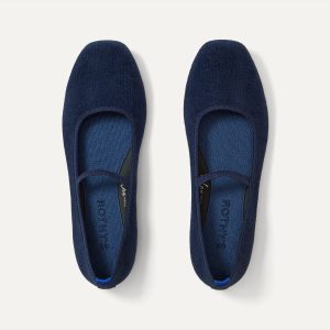 The Max Square Mary Jane - ReVelvet? Navy