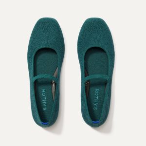 The Max Square Mary Jane - ReVelvet? Everglade
