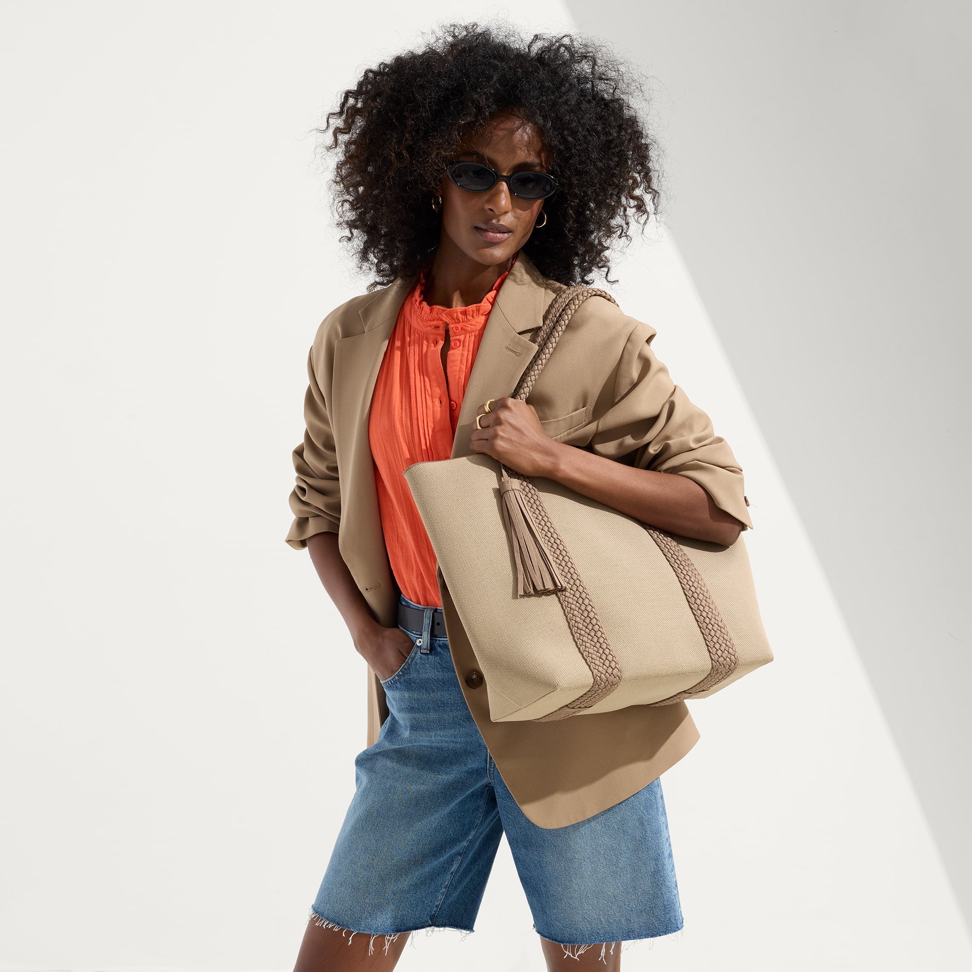 The Lightweight Tote - Caramel Twist - Image 3