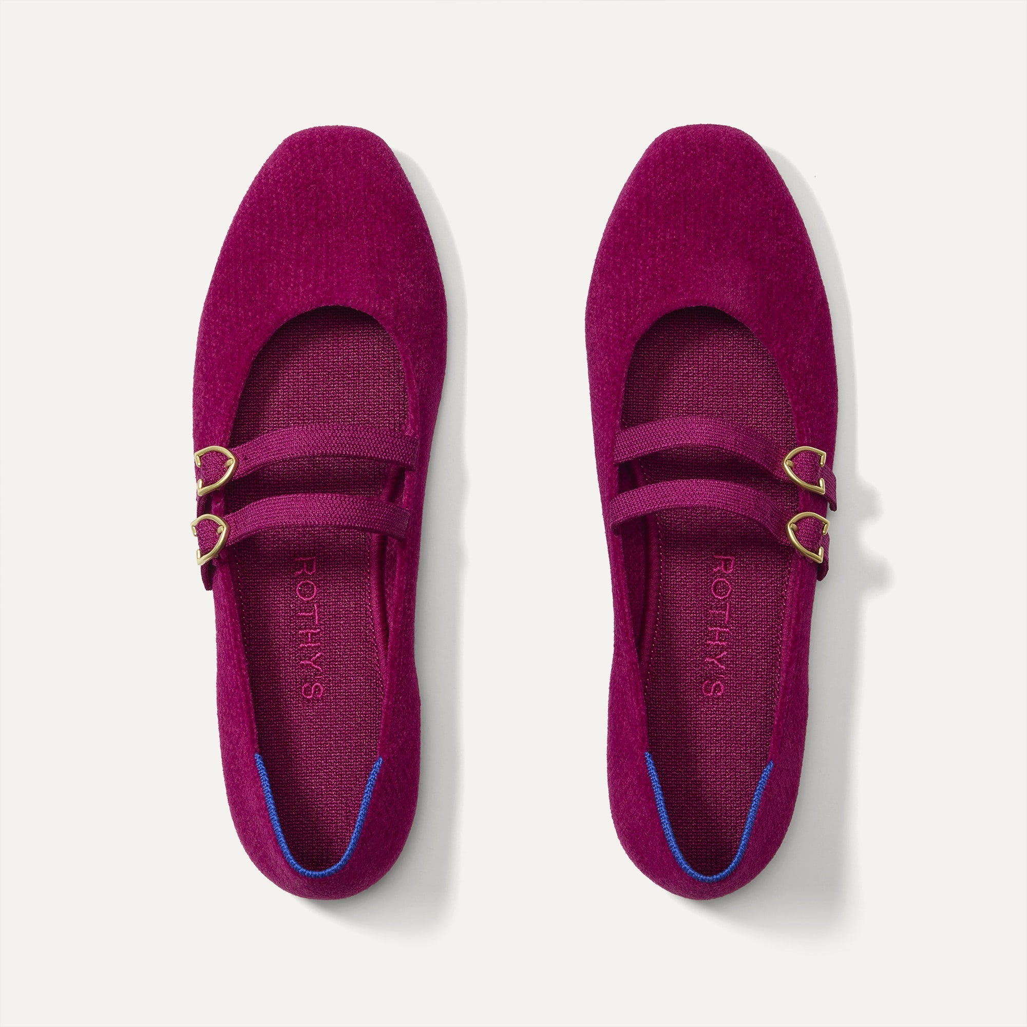 The Double Buckle Mary Jane - ReVelvet? Mulberry