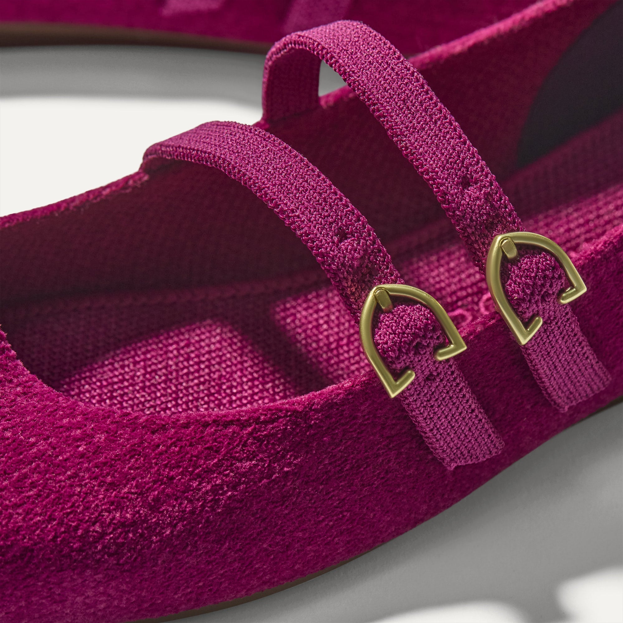 The Double Buckle Mary Jane - ReVelvet? Mulberry - Image 5