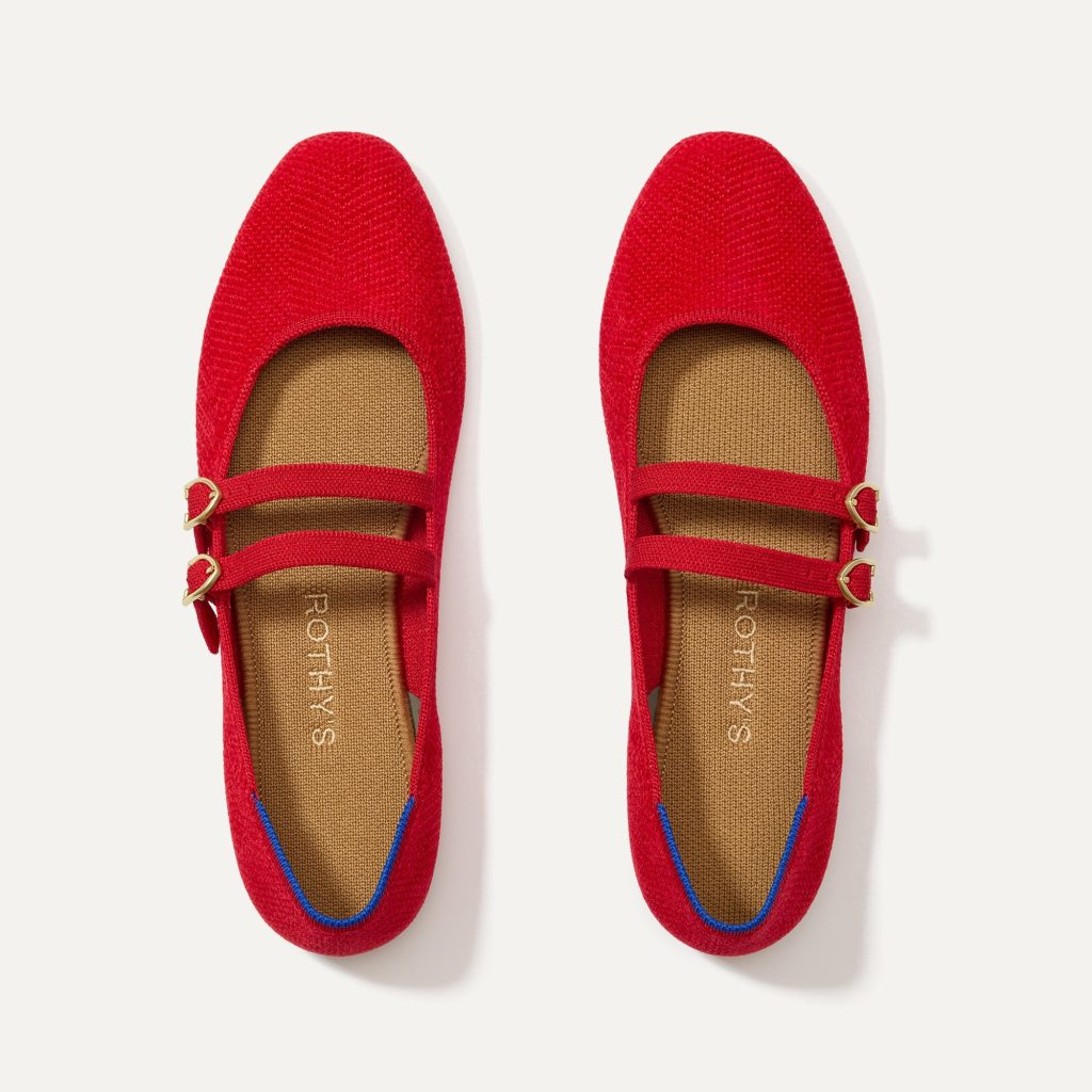 The Double Buckle Mary Jane - ReVelvet? Red Crisp