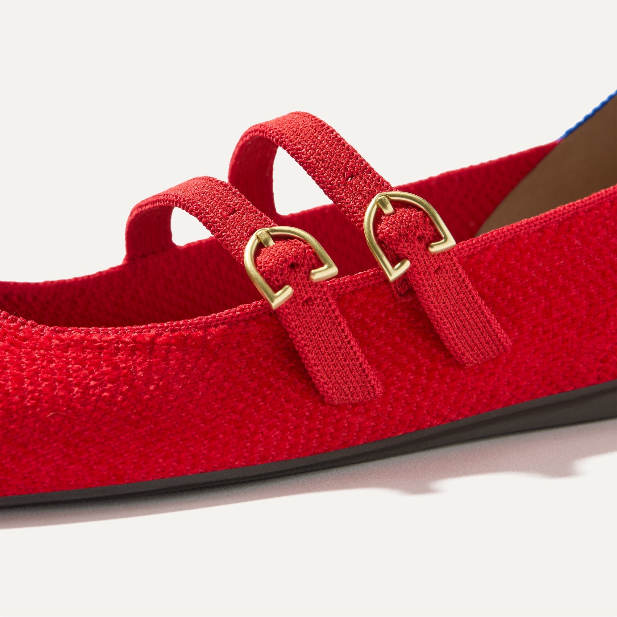 The Double Buckle Mary Jane - ReVelvet? Red Crisp - Image 5