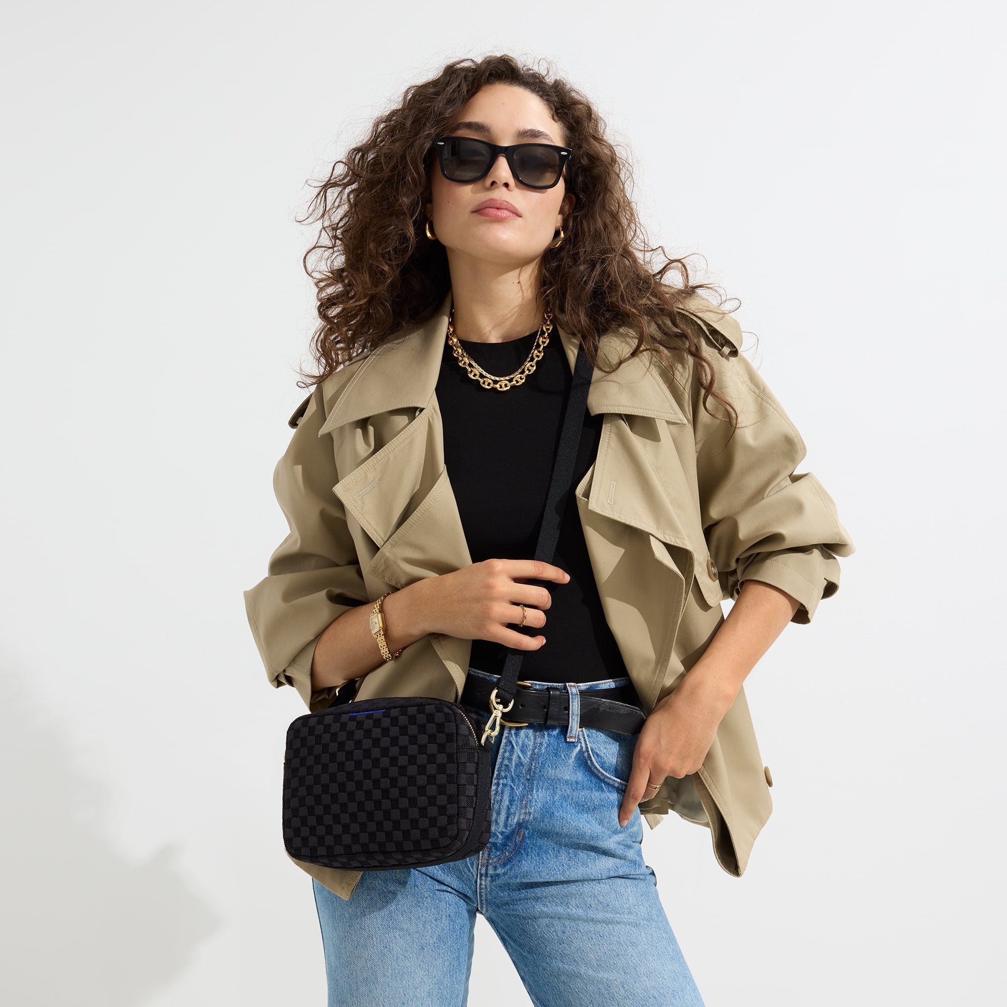 The Crossbody Camera Bag - Black Sand - Image 3