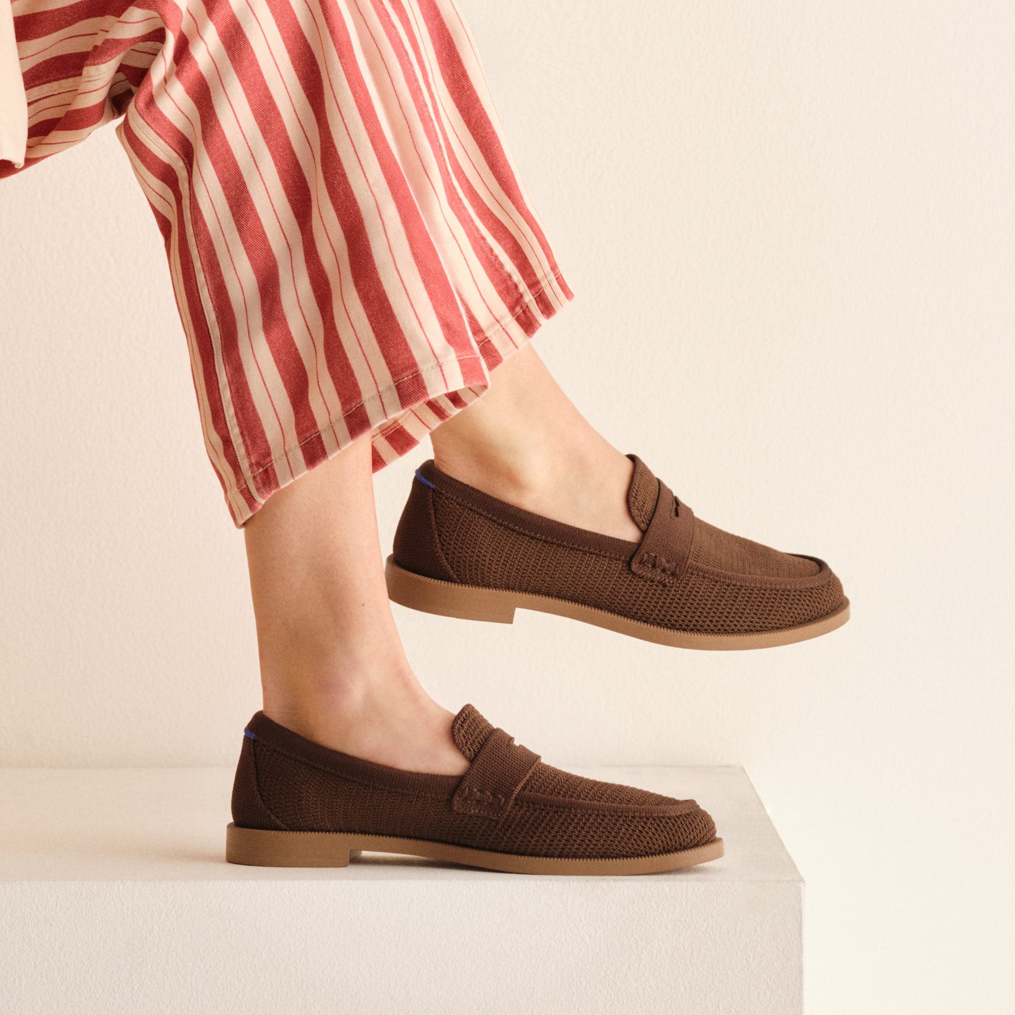 The Penny Loafer - Cinnamon Raffia-Knit - Image 2