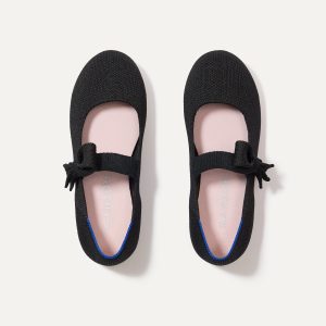 The Kids Tux Bow Mary Jane - Black