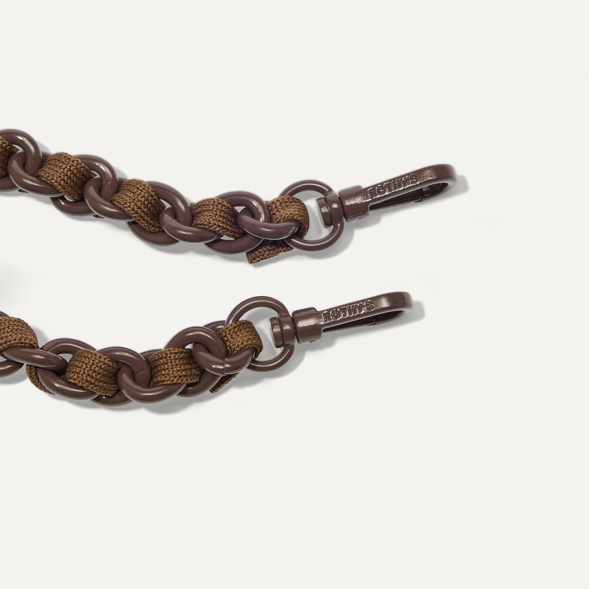 The Crossbody Strap - Espresso Chain-Knit - Image 2