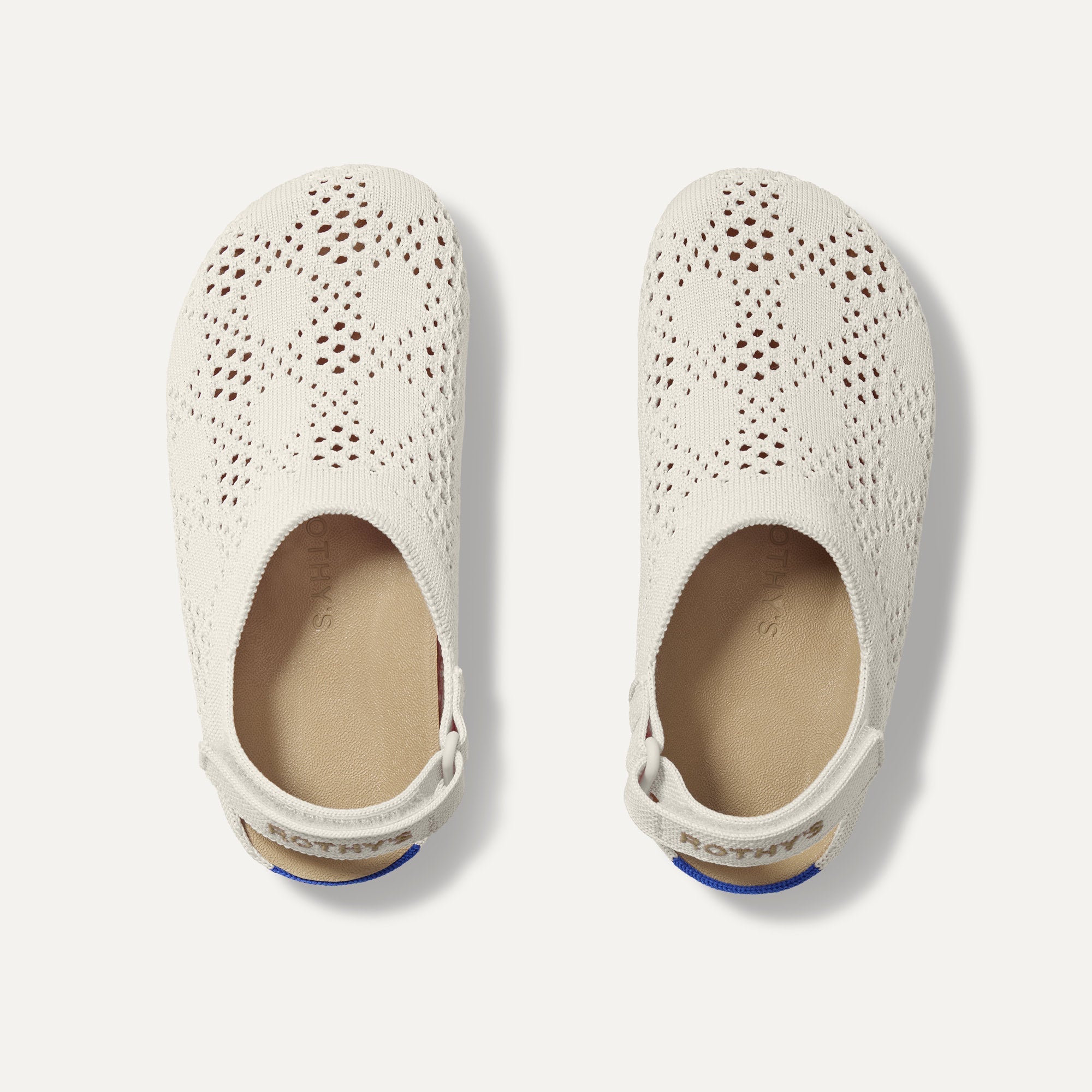 The Kids Clog - White Crochet
