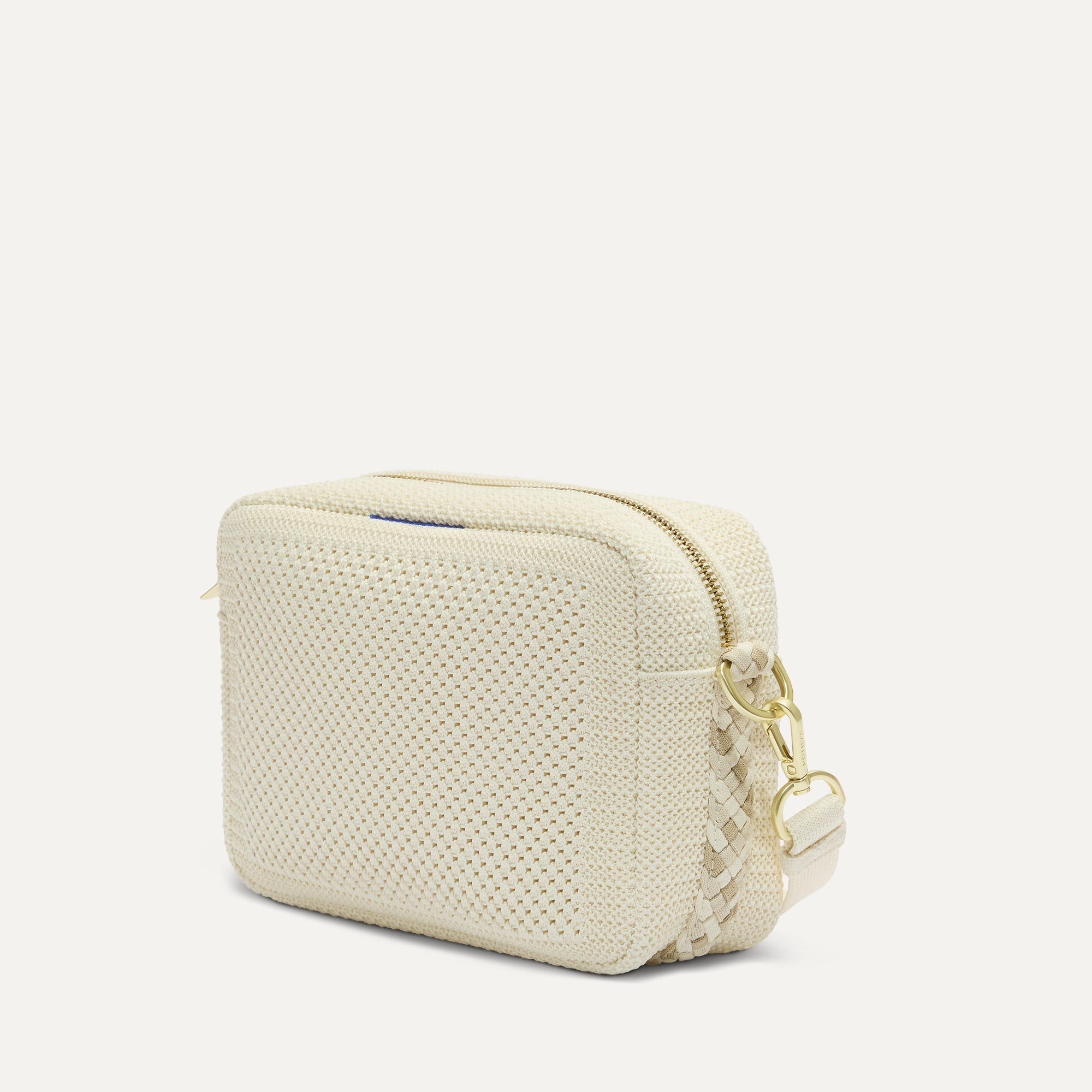 The Crossbody Camera Bag - Cream Twist Open-Knit - Image 3