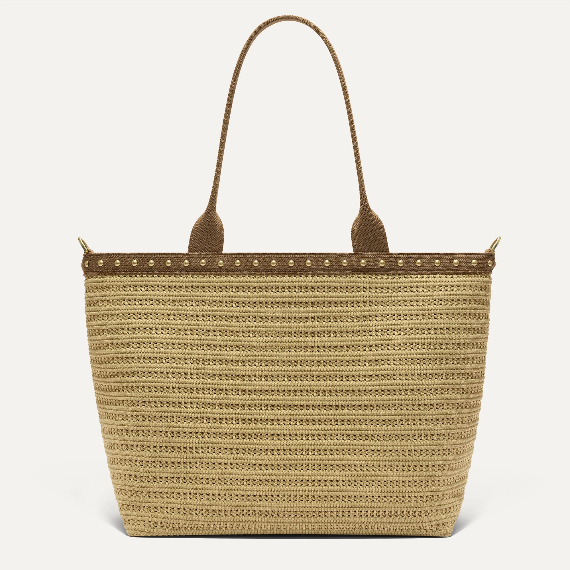The Lightweight Zip Tote - Brown Butter Crochet - Image 2