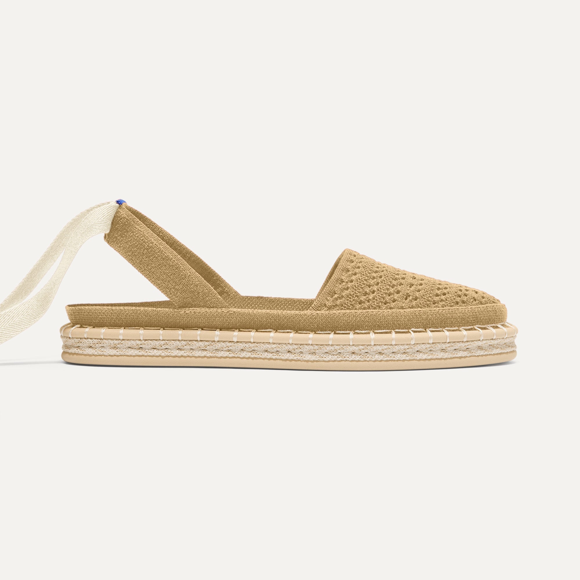 The D'Orsay Espadrille - Camel Crochet - Image 3