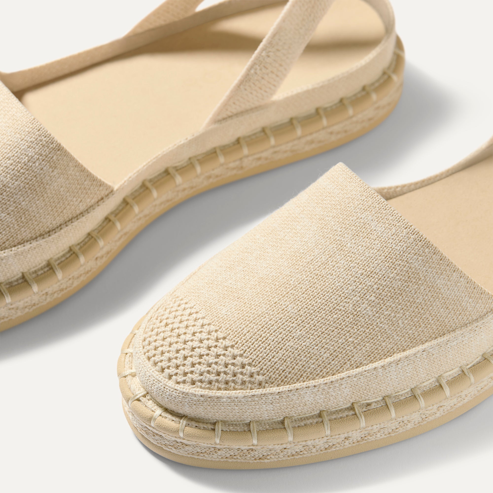 The D'Orsay Espadrille - Seashell - Image 5