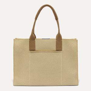 The Classic Tote - Macadamia Open-Knit