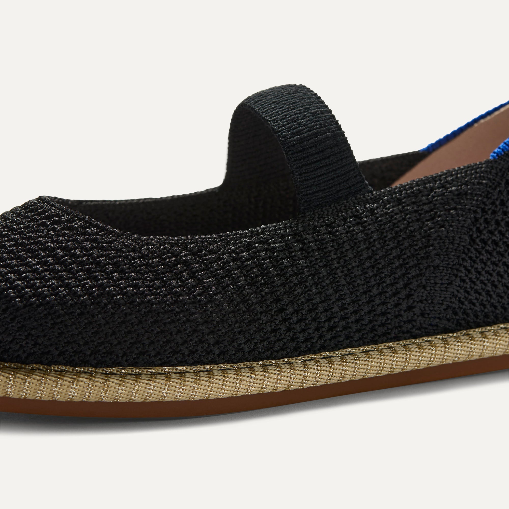 The Mini Mary Jane (for Kids) - Black Raffia-Knit - Image 5