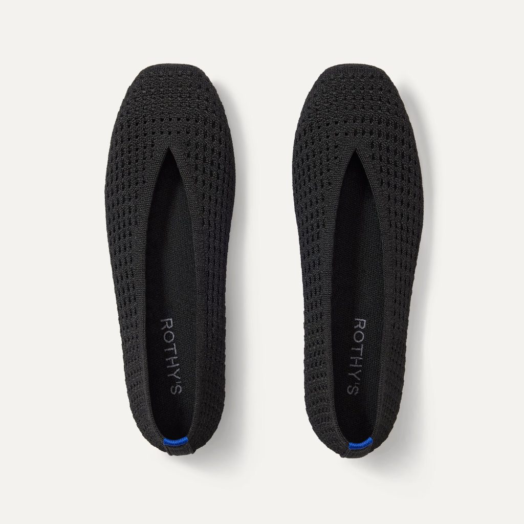 The Max Square Ballerina - Black Mesh