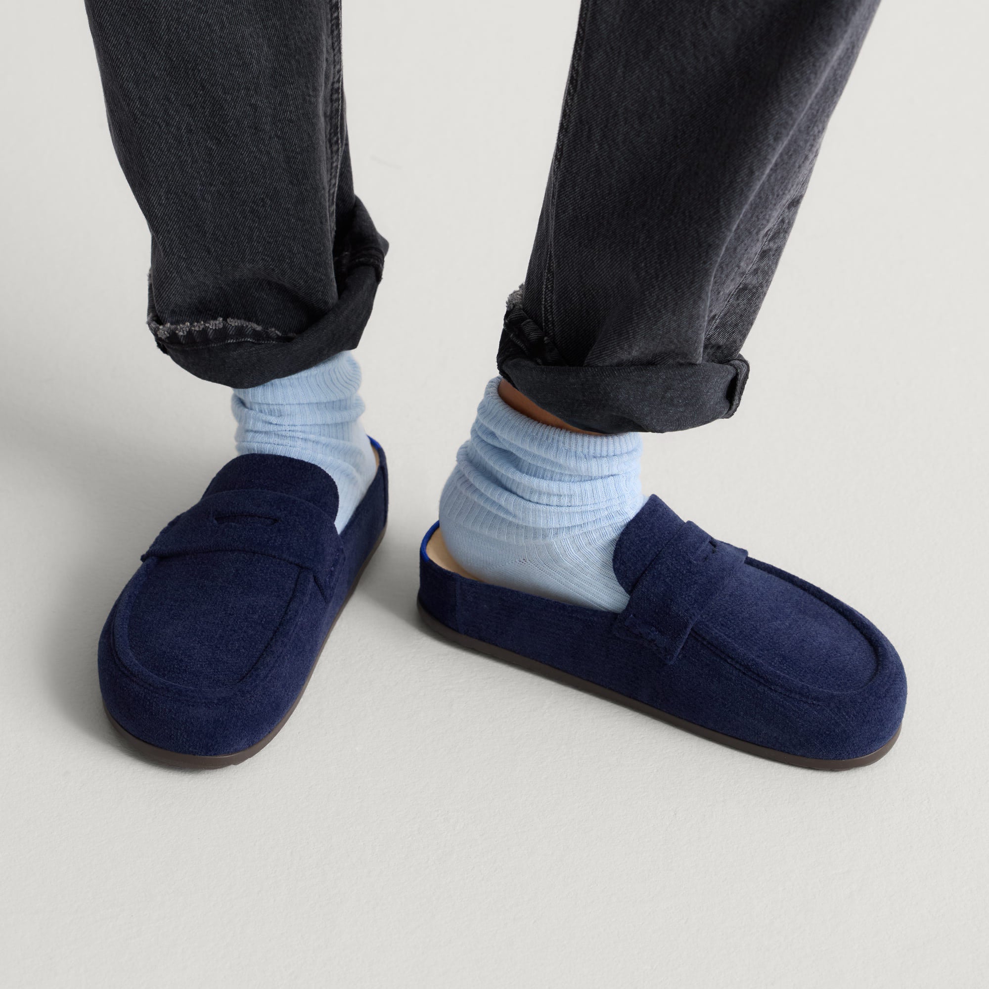 The Penny Clog - ReVelvet? Navy - Image 2