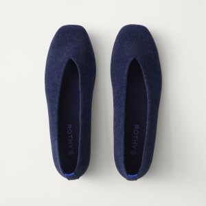 The Max Square Ballerina - ReVelvet? Navy